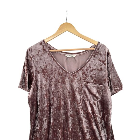 Spring & Mercer Velvet Legging Tee Womens Size XXL Relaxed Basic‎ Feminine Flowy - Picture 6 of 10